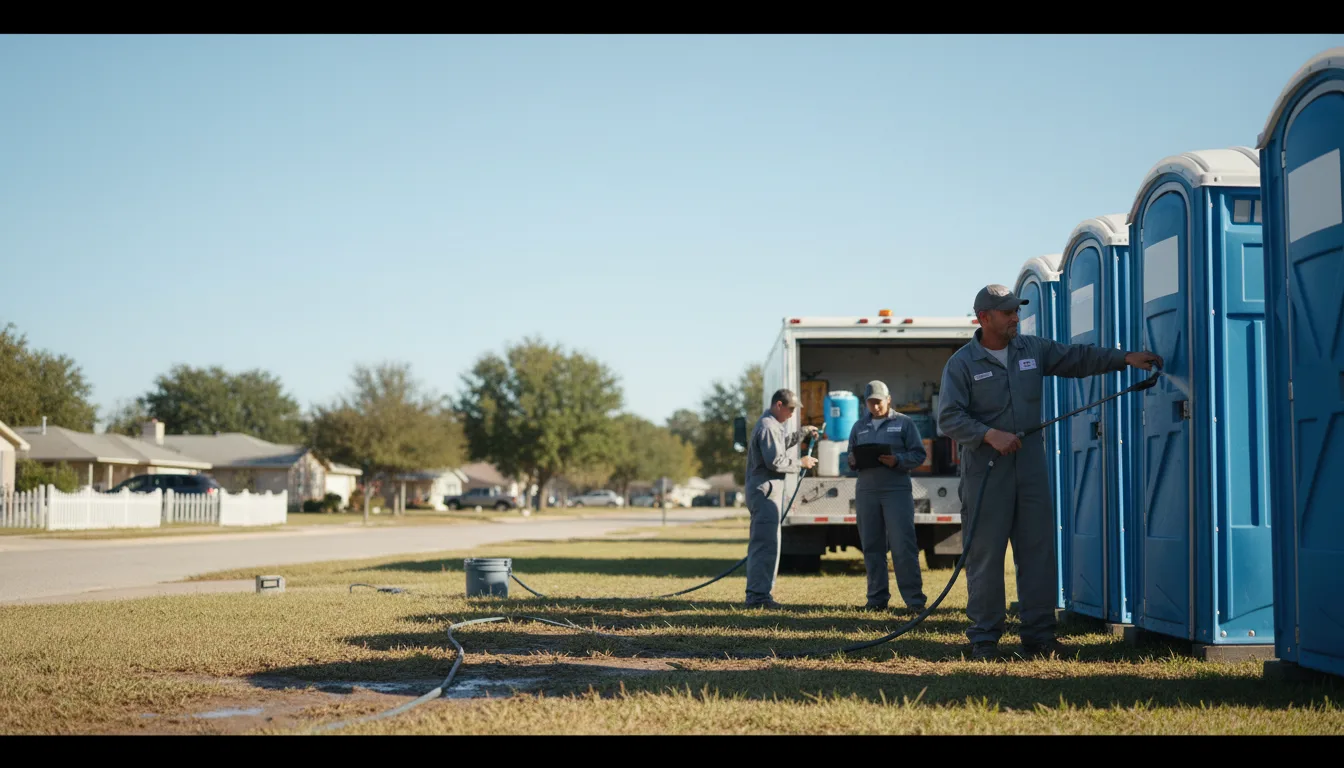 Long-Term Portable Toilet Rental in Red Oak, OK near me